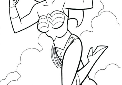 476x333 Wonder Woman Coloring Pages Coloring Trend Medium Size Girl