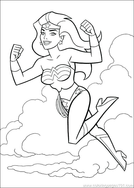 567x794 Wonderwoman Coloring Pages Wonder Woman Coloring Pages Amazing