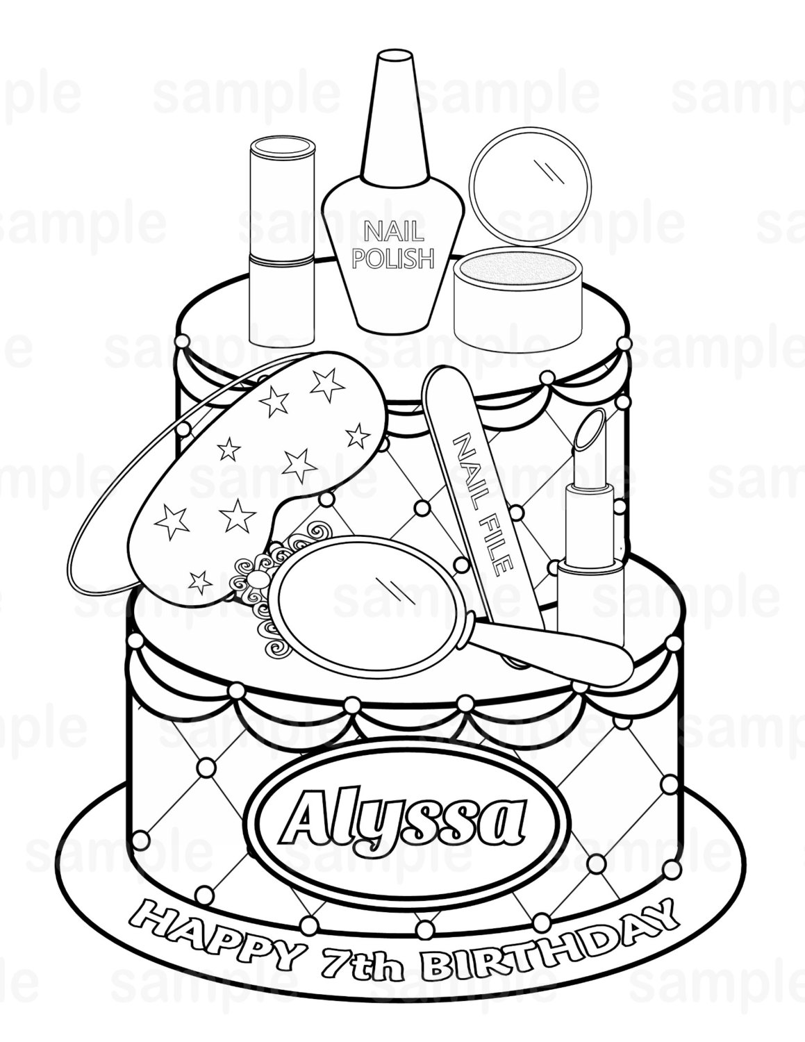 1159x1500 Nail Polish Coloring Pages