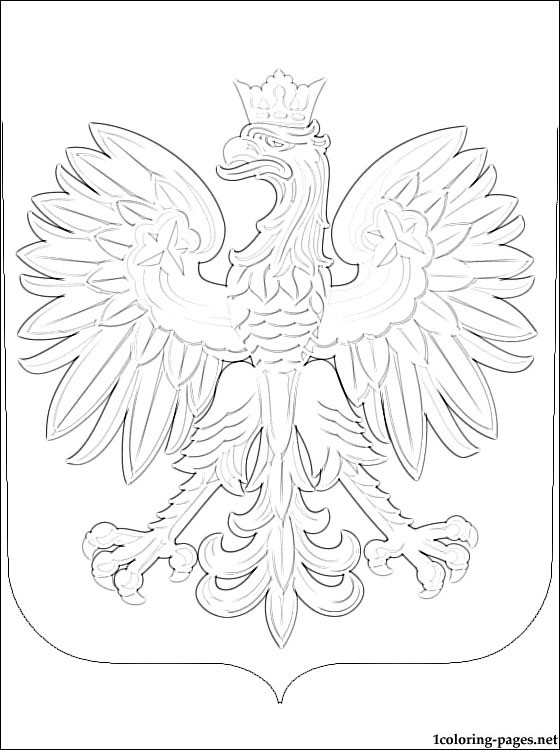 560x750 Poland Coat Of Arms Coloring Page Coloring Pages