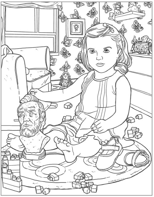 500x640 Color Your Own Politicians Political Coloring Books For Adults