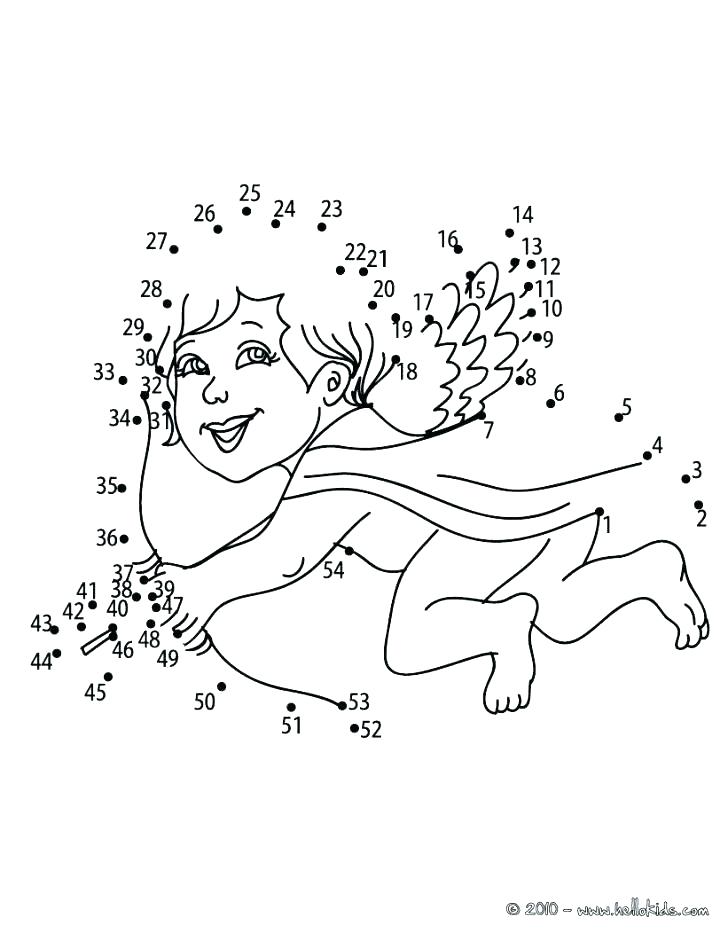 728x941 Dot Coloring Pages