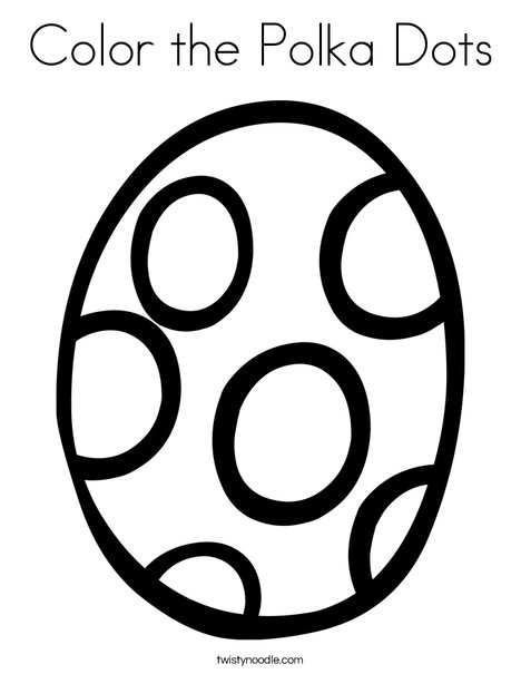 468x605 Color The Polka Dots Coloring Page