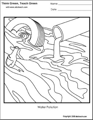 304x392 Coloring Page Think Green