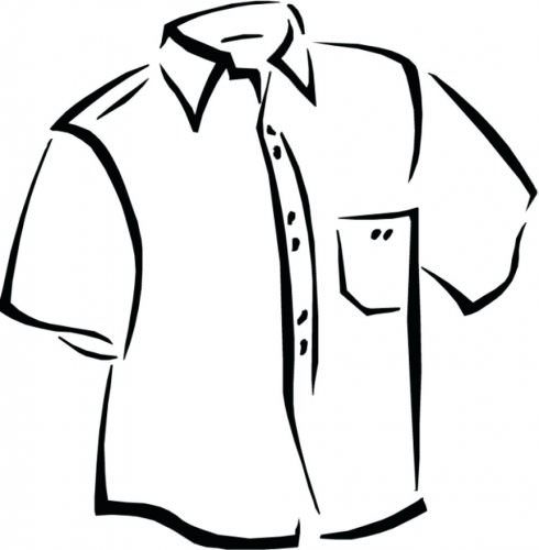 490x500 Polo Shirt Coloring Pages