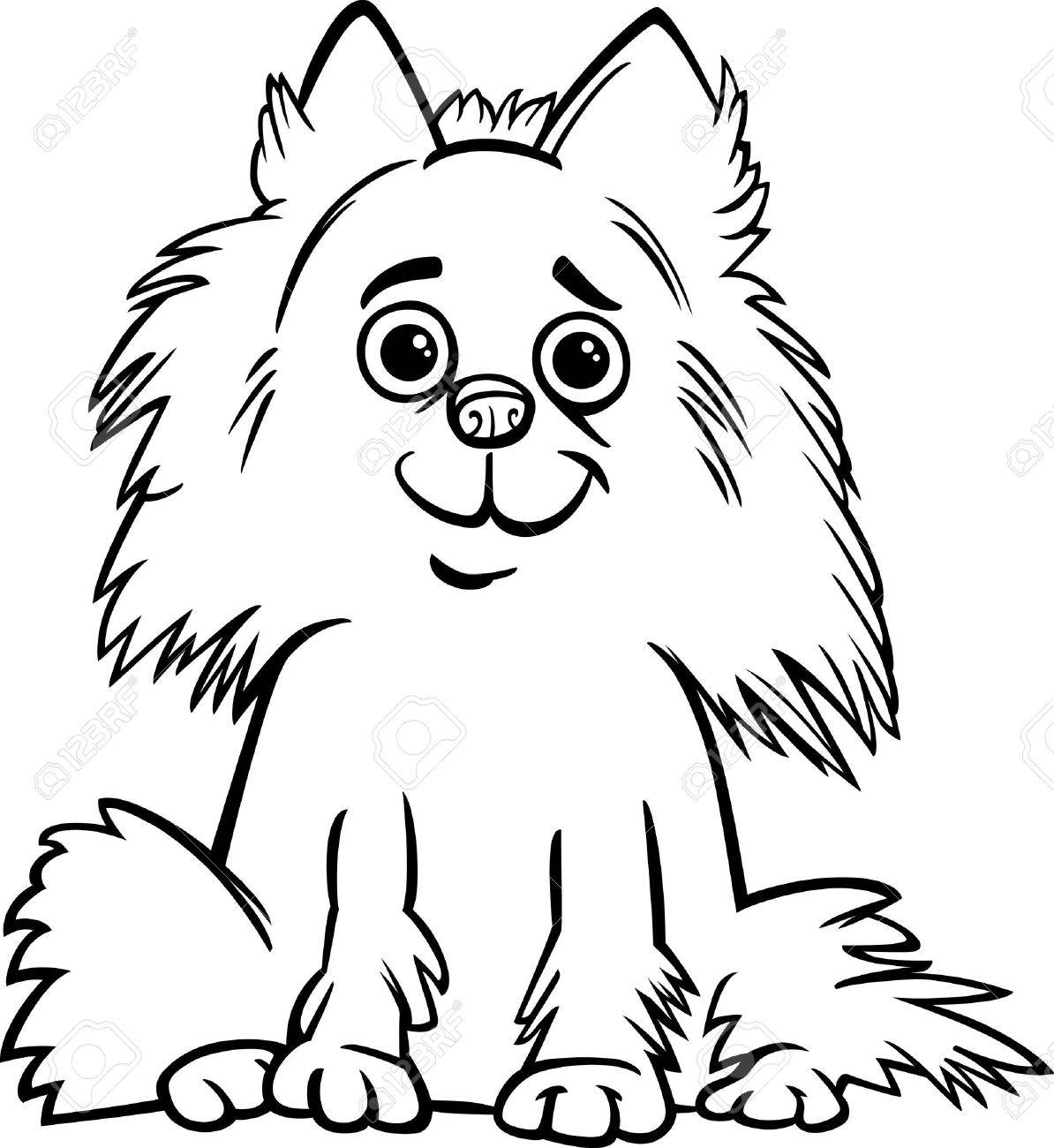 1194x1300 Pomeranian Coloring Pages Robertjhastings Net Noticeable