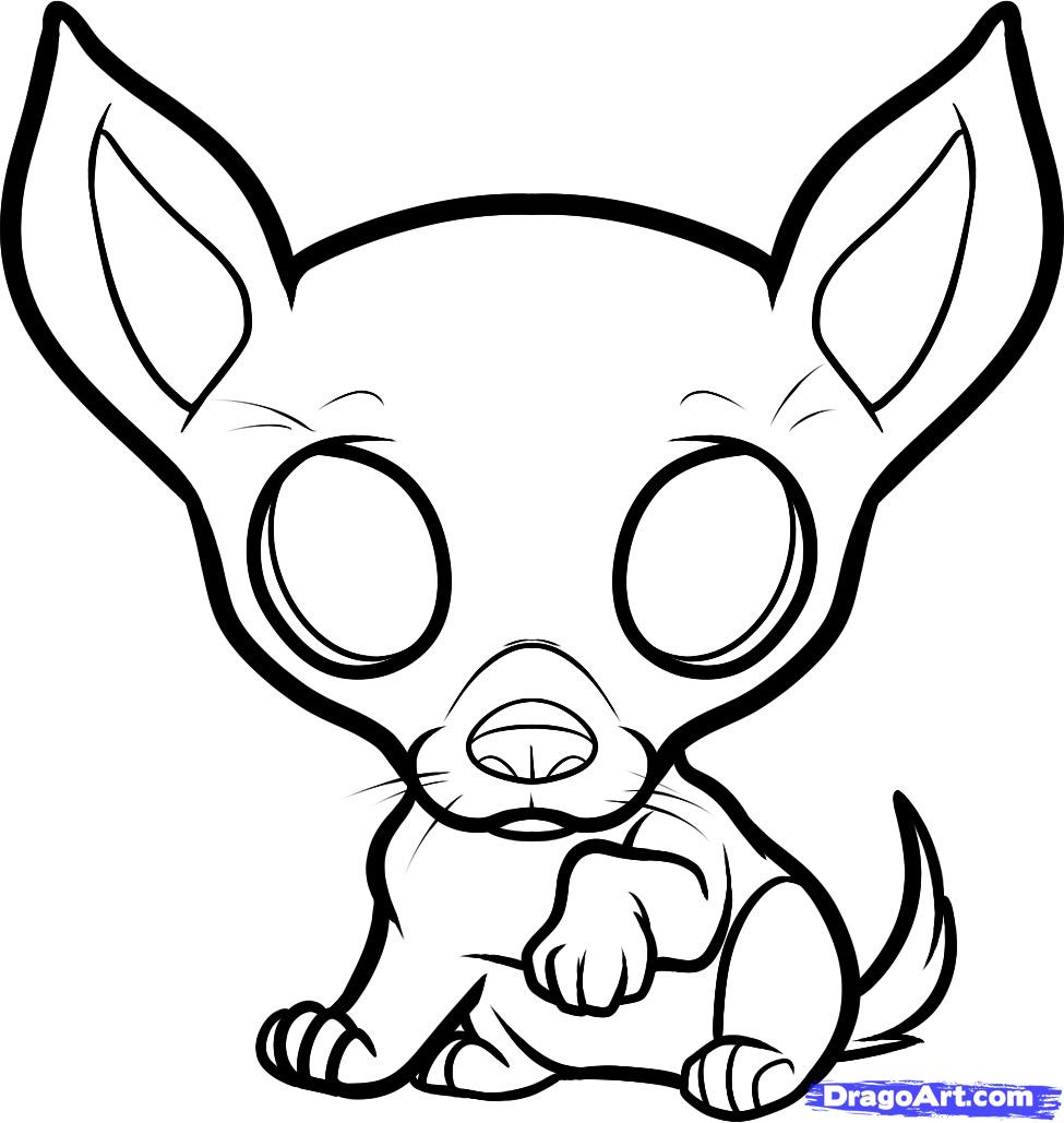 975x1029 Pomeranian Dog Coloring Page Chihuahua Pages