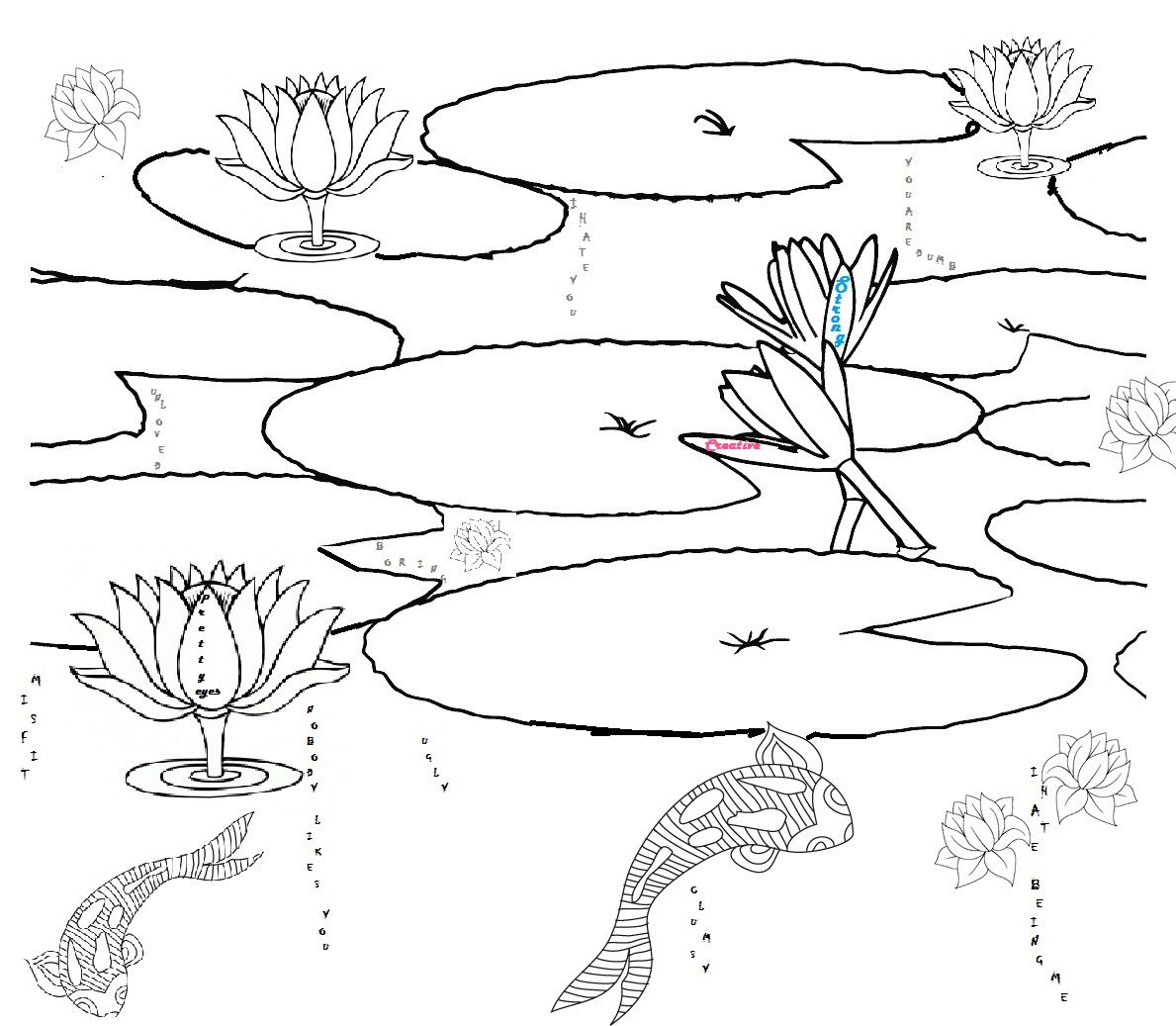 1189x1037 Printable Pond Habitat Coloring Page Ponds Pond