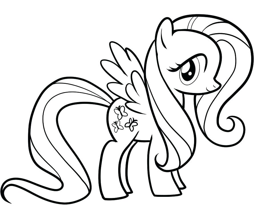 890x762 Free Printable My Little Pony Coloring Pages For Kids Print