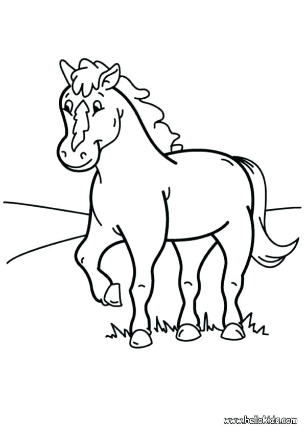 Pony Horse Coloring Pages at GetDrawings | Free download