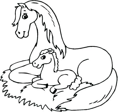 450x426 Pony Horse Coloring Pages Coloring Page Horse Horse And Rider