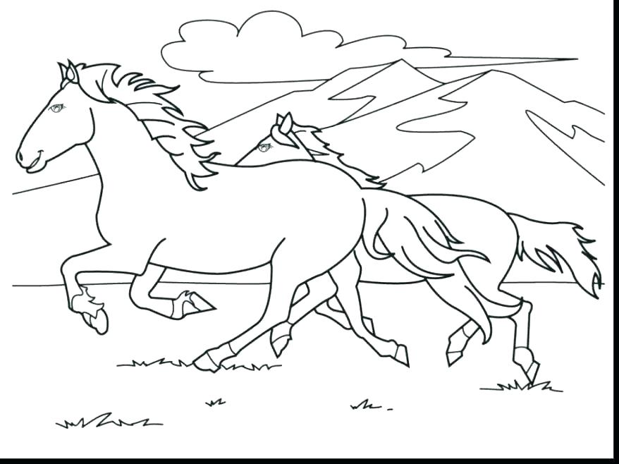 878x658 Pony Horse Coloring Pages Horse Coloring Book Plus Carousel Horse