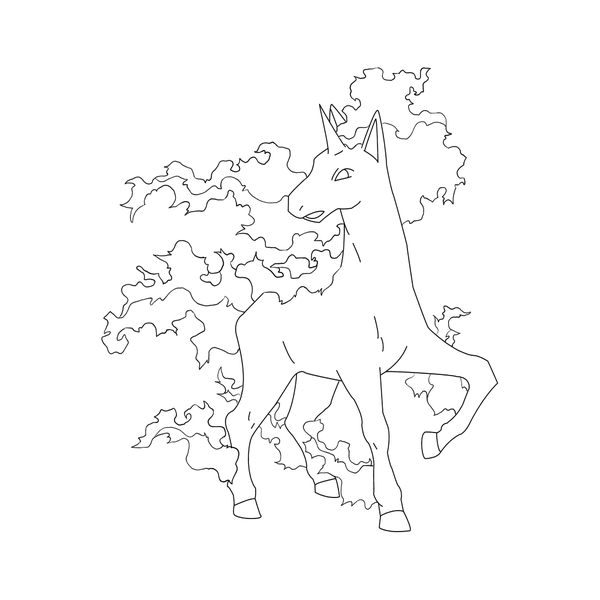 600x600 Pokemon Coloring Pages Ponyta Best Ideas For Printable