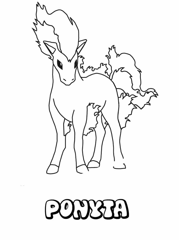 749x1000 Pokemon Ponyta Coloring Page Pokemon