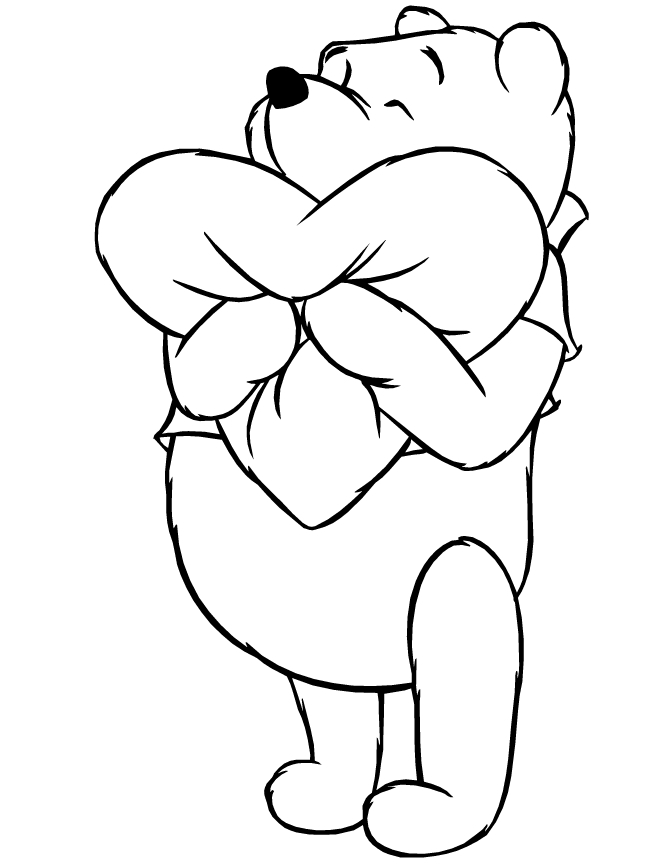 670x867 Pooh Bear Coloring Pages Winnie The Pooh Coloring