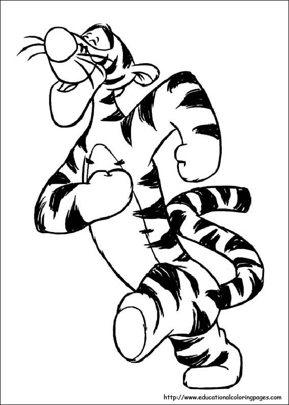 567x794 Tigger Coloring Pages