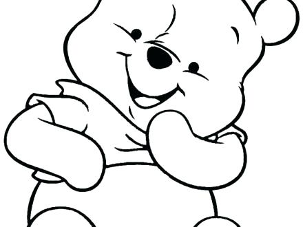 440x330 Winnie The Pooh Coloring Pages Baby The Pooh Coloring Pages