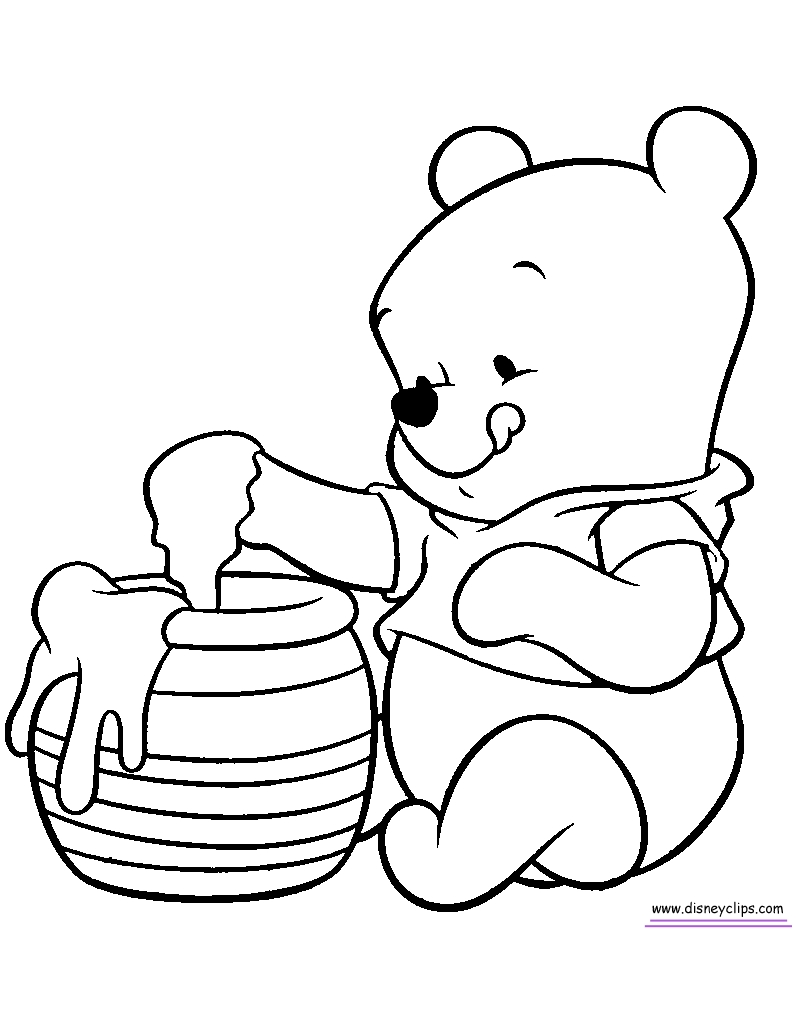 800x1022 Winnie The Pooh Coloring Books Download