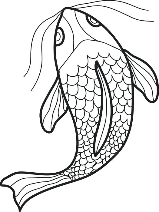 525x700 Swimming Coloring Pages Swimming Fish Coloring Page Swimming Pool