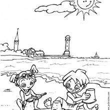 220x220 Swimming Pool Coloring Pages