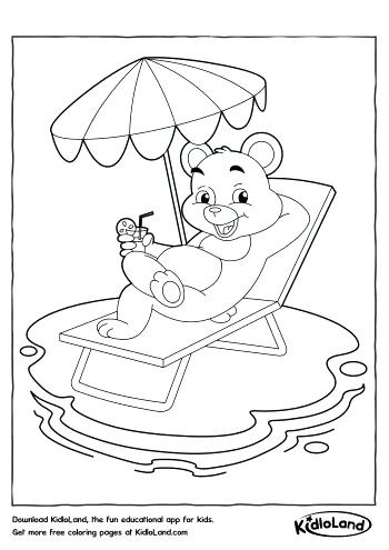 350x495 Pool Party Coloring Sheets Summer Colouring Pages Badminton Page