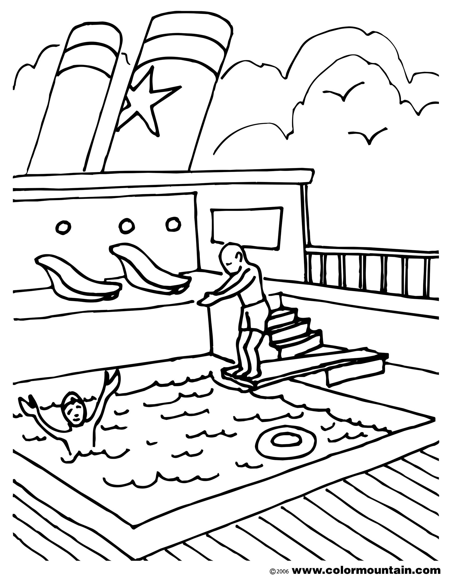 1800x2294 Swimming Coloring Pages Unique Pool Home Of Coloriafes Disney