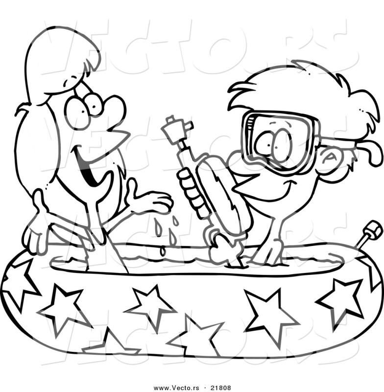 784x800 Pool Party Clip Art Free Related Images