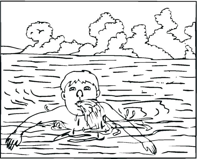 630x509 Pool Coloring Pages Free Swimming Coloring Pages Pool Sheets