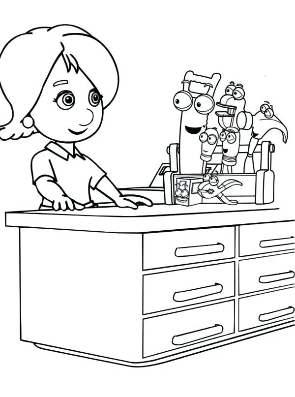 600x807 Table Coloring Page T Is For Table Coloring Page Pool Table