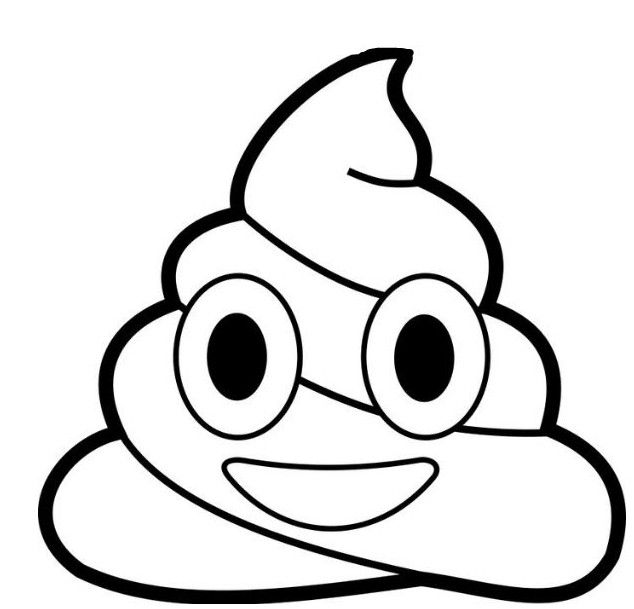 634x609 Poop Emoji Coloring Pages Free Coloring Board Emoji