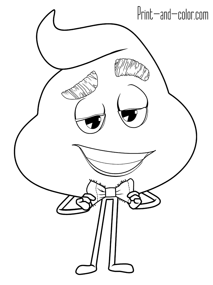 900x1200 Emoji Coloring Pages Print