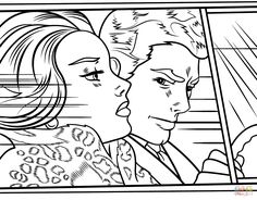 236x184 Pop Art Coloring Page Early Finishers, Captions And Template