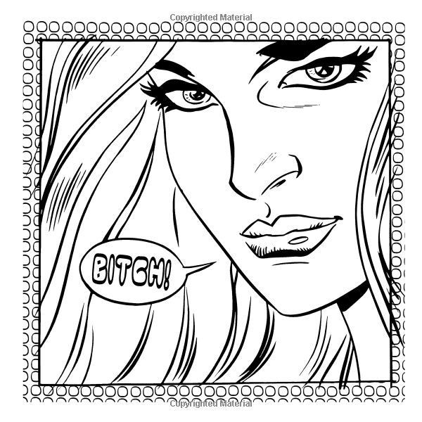 600x600 Retro Pop Art Coloring Pages Bangalow Craft Ideas