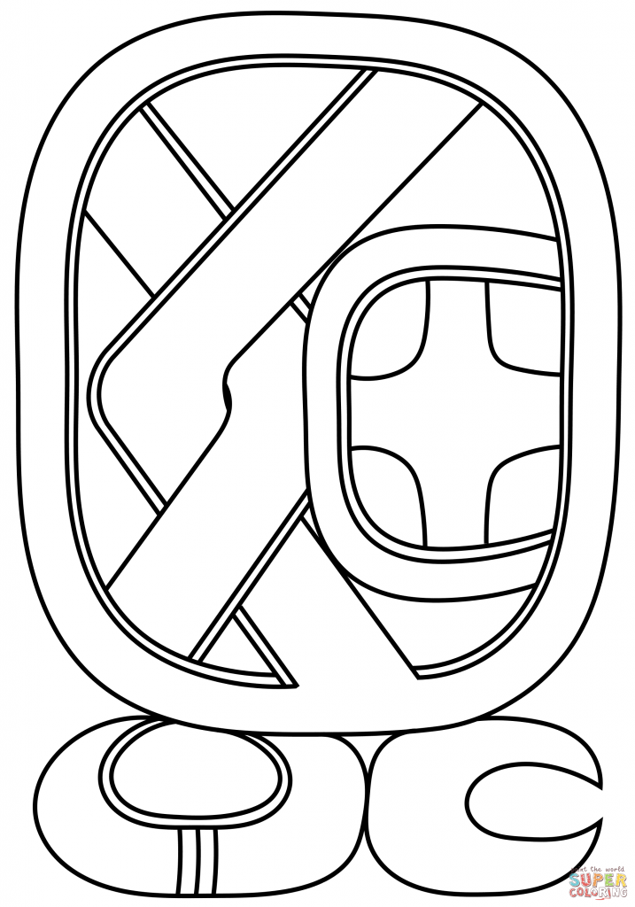 717x1024 Maya Art Months Pop Coloring Page