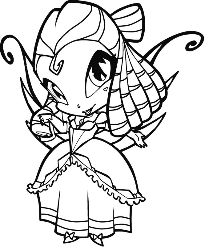 666x800 Winx Club Pop Pixie Coloring Pages, Pixie Art Az Coloring Pages