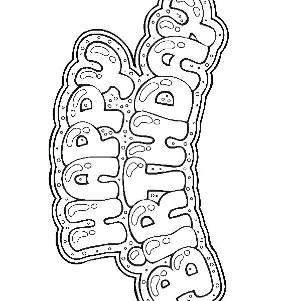 576x600 Popcorn Coloring Pages Printable