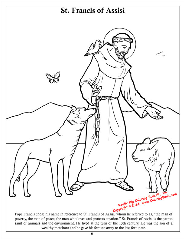 612x792 Coloring Books Pope Francis Coloring Activity Book Coloring