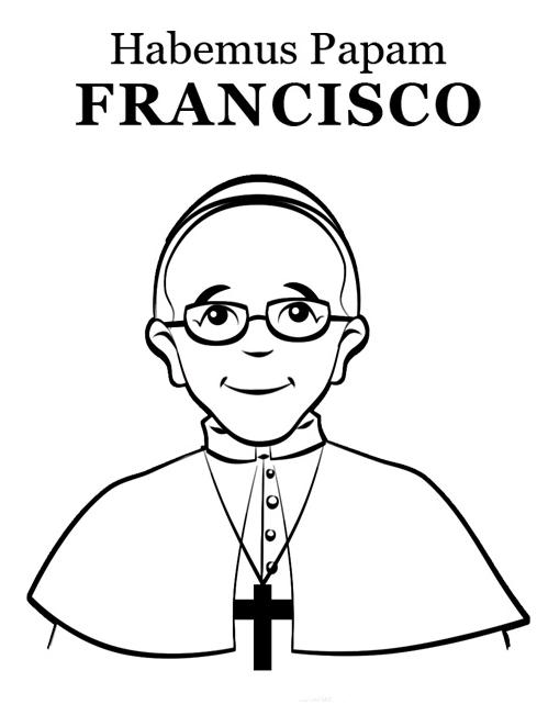 Pope Francis Coloring Page at GetDrawings | Free download