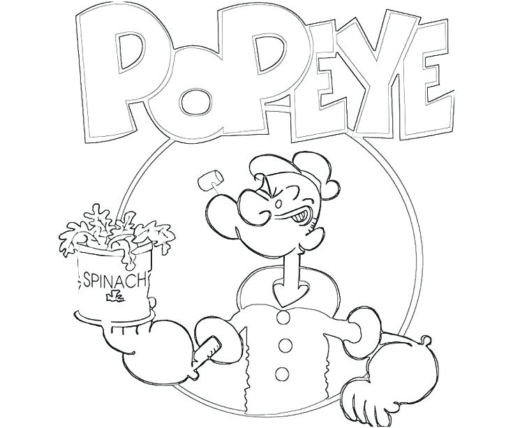 Popeye Cartoon Coloring Pages at GetDrawings | Free download