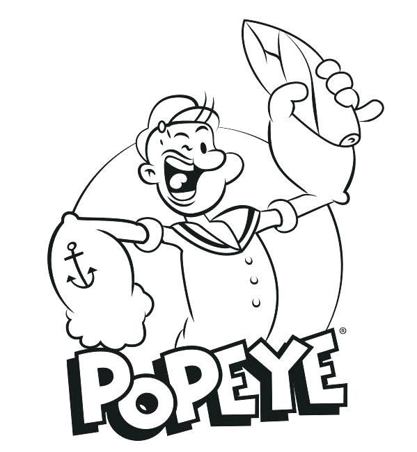 599x650 Popeye Coloring Pages Top Rated Coloring Pages Pictures