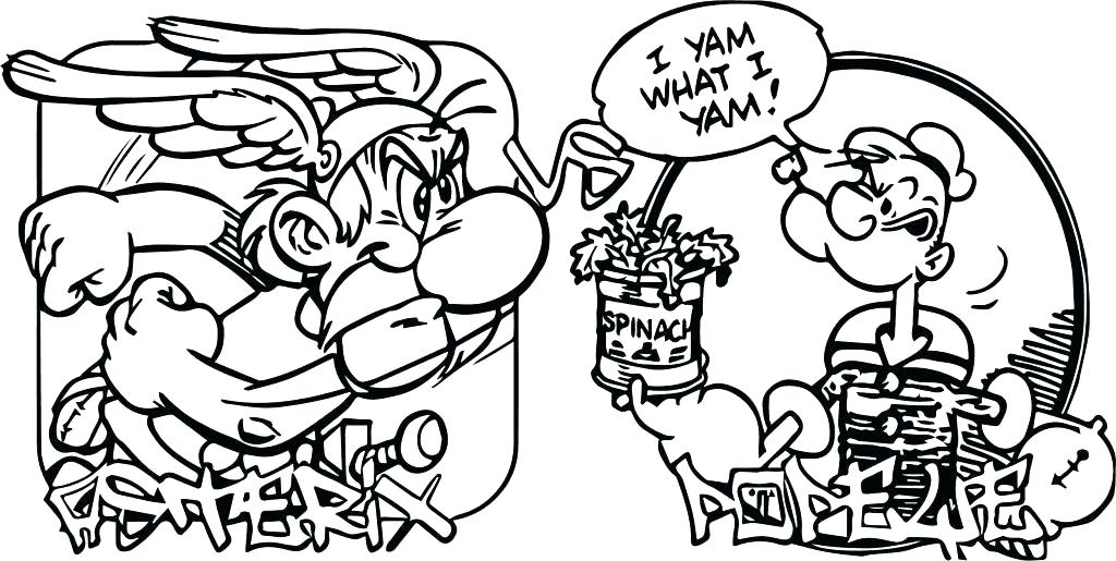 1024x515 Popeye Colouring Pages Coloring Pages Large Size Of Coloring Pages