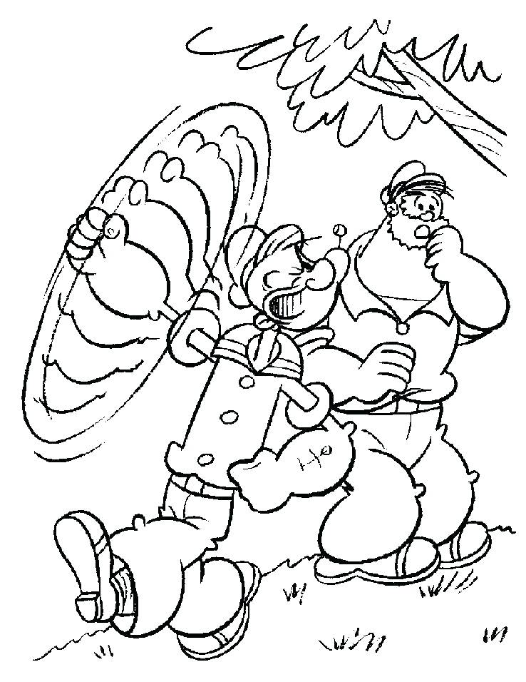 738x956 Popeye Coloring Pages Coloring Pages Popeye The Sailor Man