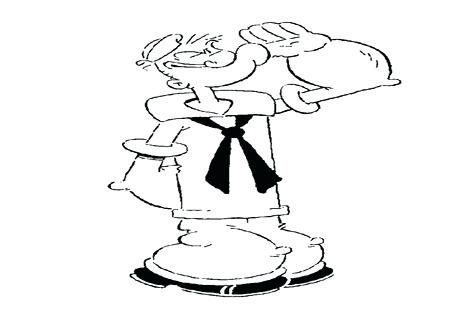 476x333 Popeye Coloring Pages Coloring Trend Medium Size The Sailor Man