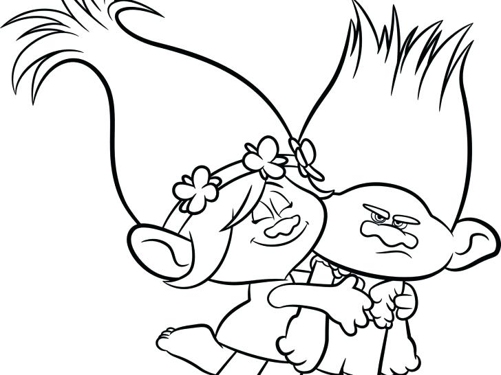 728x546 Trolls Princess Poppy Coloring Pages