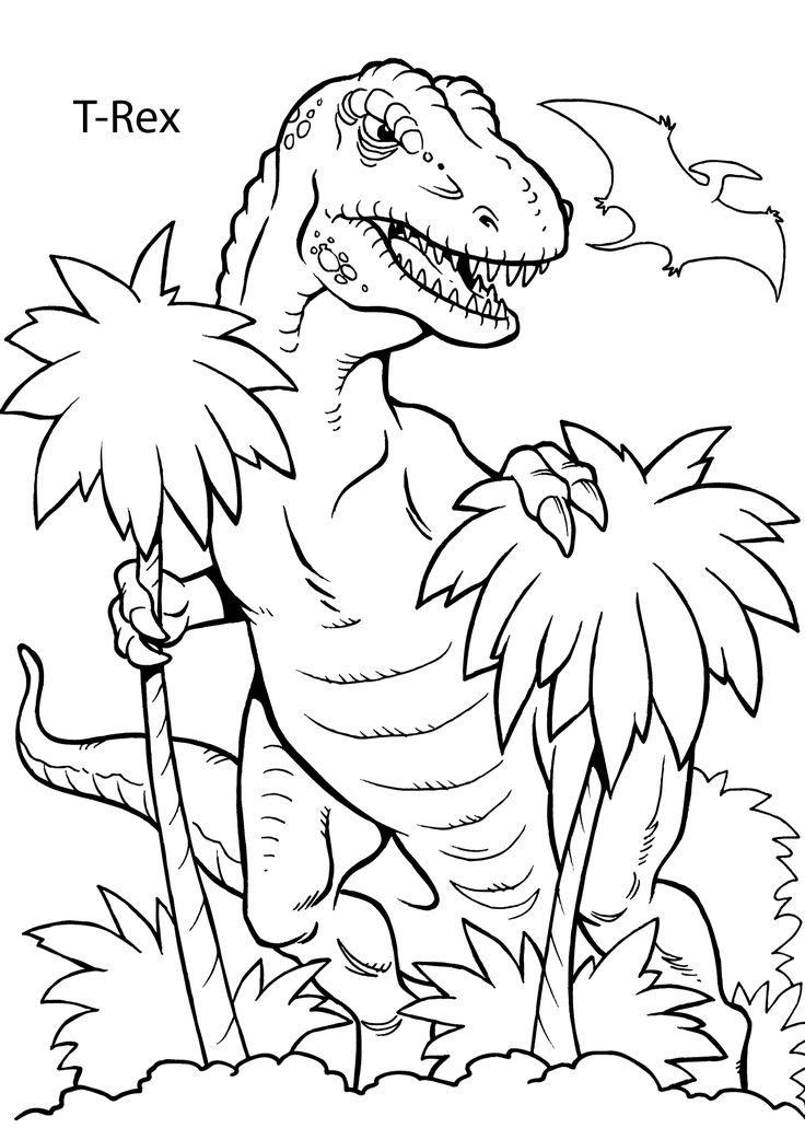 736x1031 Top Dinosaur Coloring Pages
