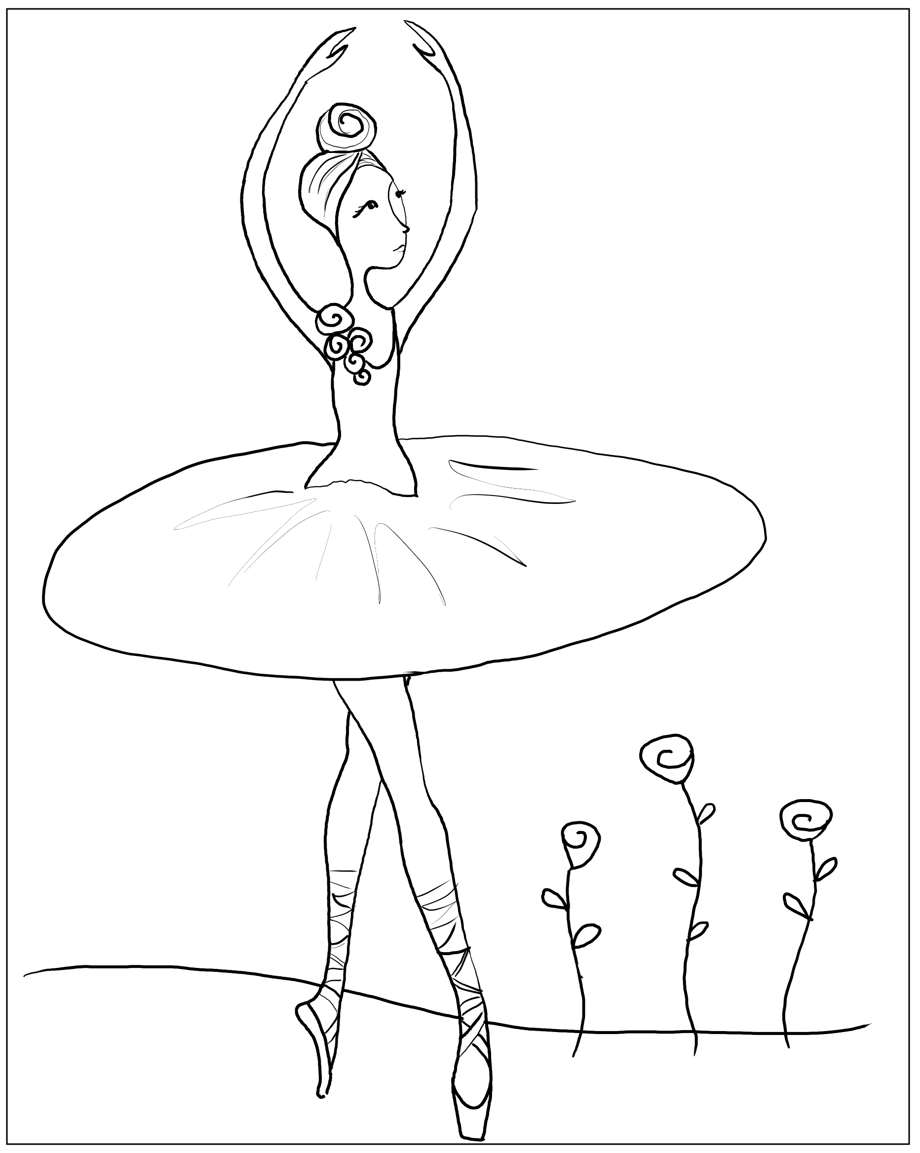 1864x2336 Popular Ballet Coloring Pages To Print Free Printable