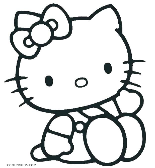 618x672 Hello Kitty Coloring Pictures Print Out Hello Kitty Print Out