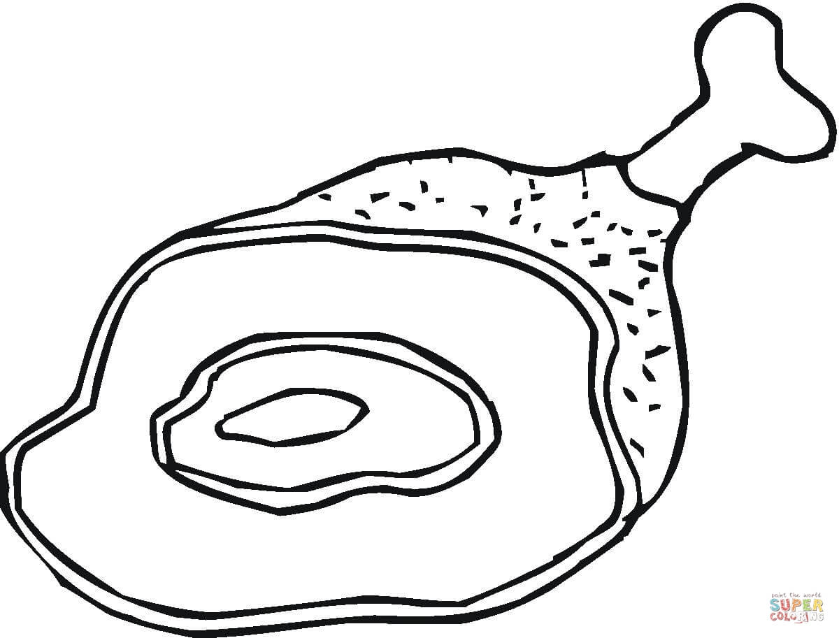 1200x913 Meat Coloring Pages Free Incredible