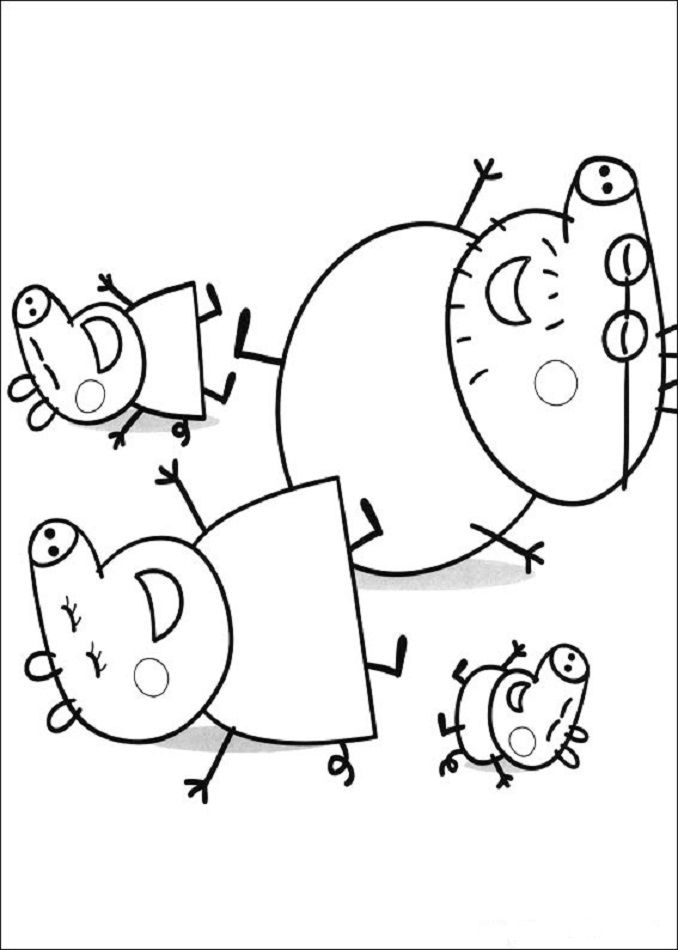 Pork Coloring Pages at GetDrawings | Free download