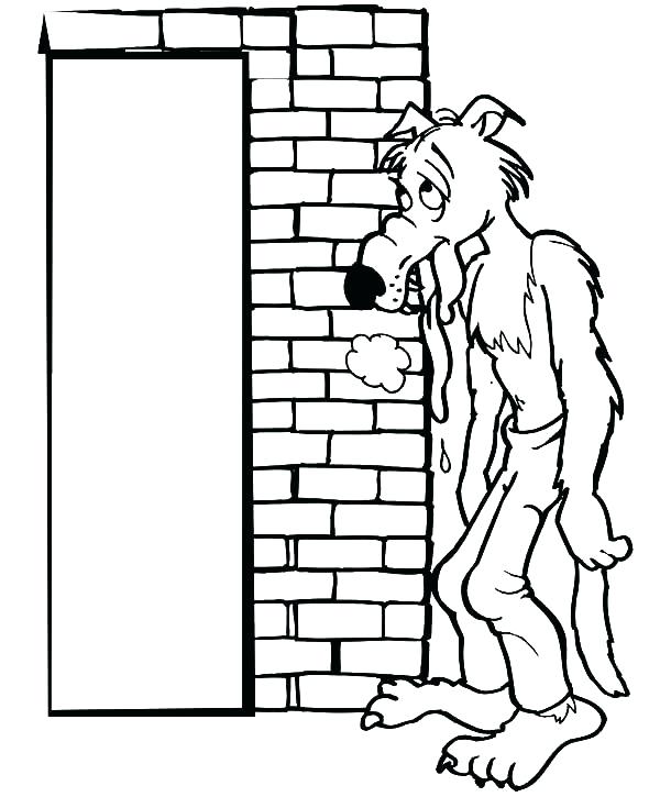 600x725 Peppa Pig Coloring Pages Youtube Three Little Pigs Coloring Page